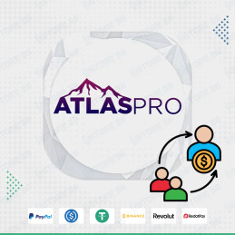 Interface revendeur Atlaspro paypal